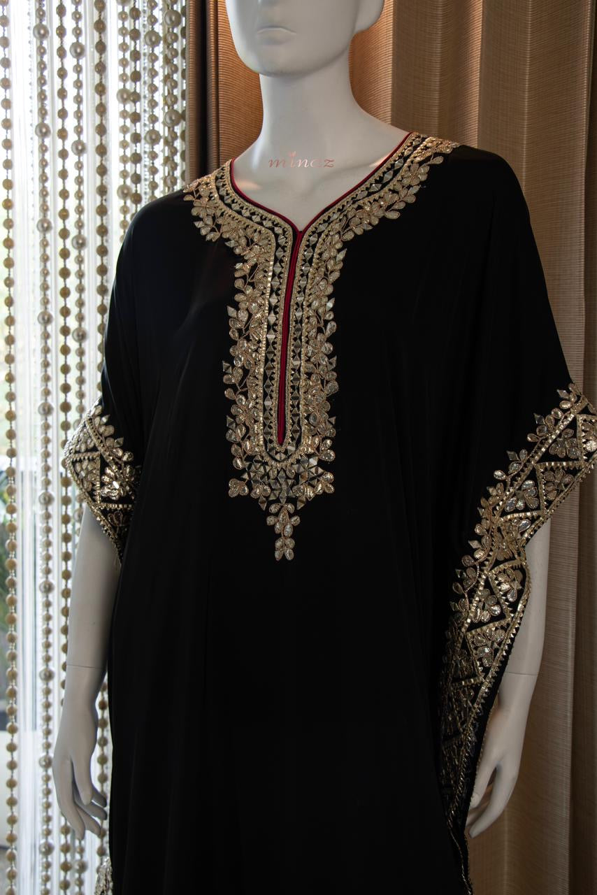 Nihshad kaftan dress stylish kaftan set - Saffronfashionindia