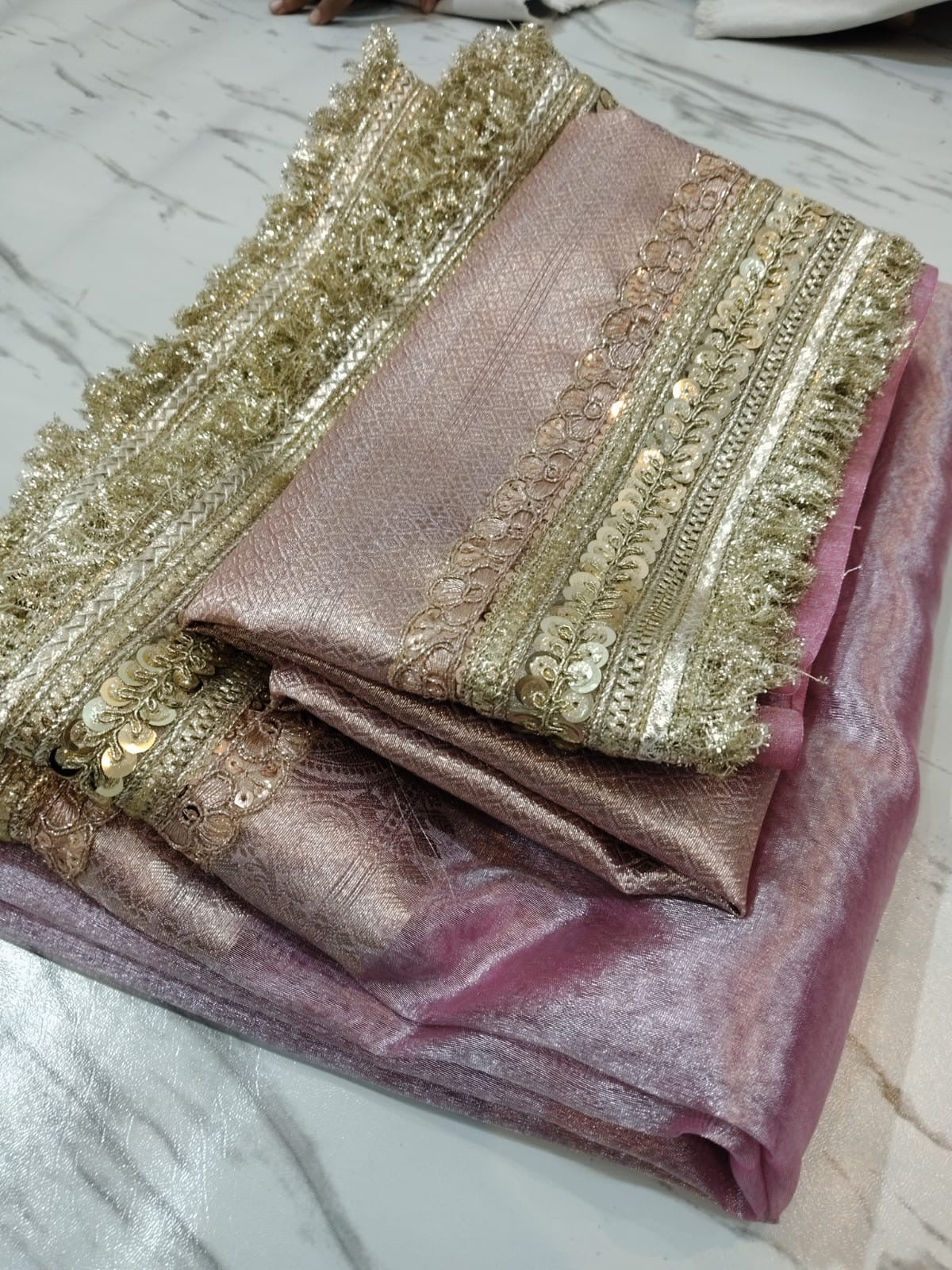 Rivani soft tissue saree Banarsi silk dares Indian sari SaffronFashion