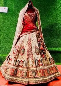 Velvet bridal Lehanga traditional Lehanga choli