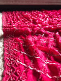 Pink Satin Dilk Saree Luxury Sequins Sari