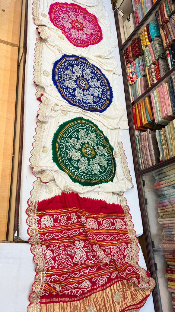 Luxury elegant gajji silk saree traditional saree Indian heritage sarees SaffronFashion