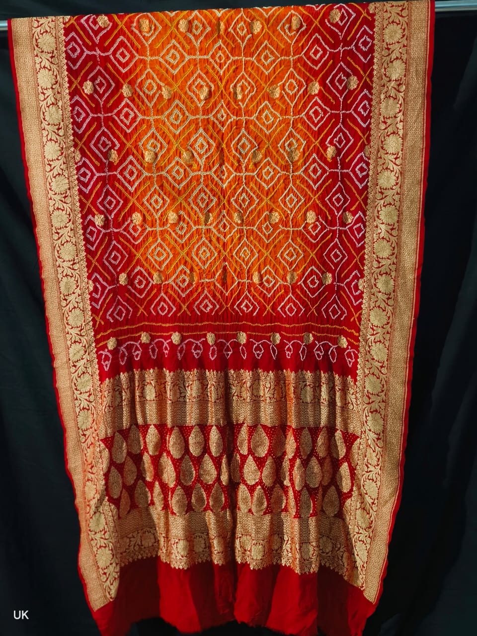 Rajwada Rai Bandhej Dupatta - Saffronfashionindia