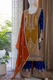 Pakistani inspired gharara Dress traditional dress