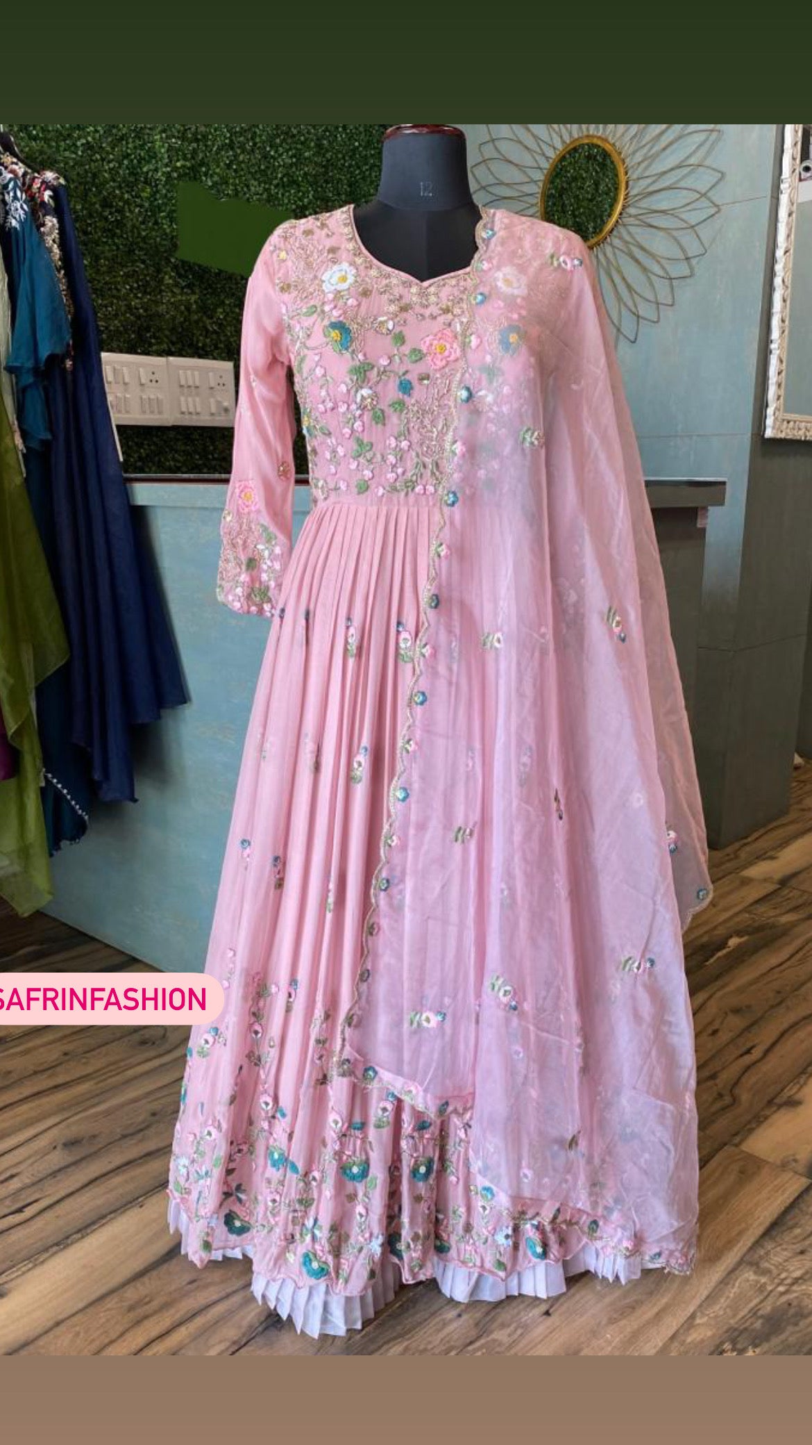 Jinne dress reception dress - Saffronfashionindia
