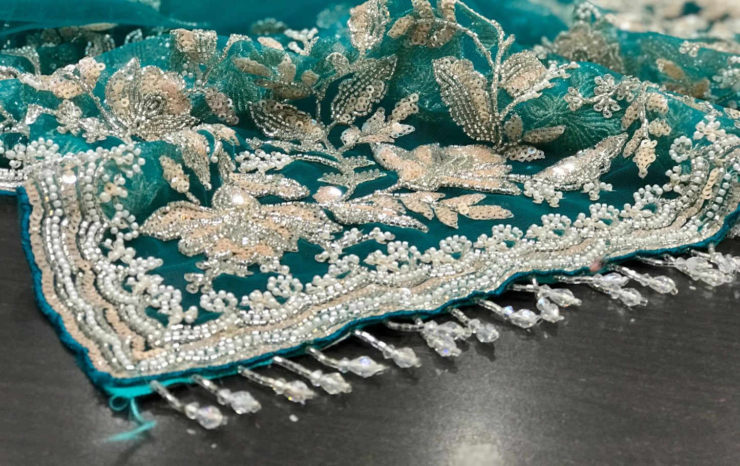 Net designer saree party wear saree’s Indian wedding saree blouse Saffronfashionindia