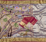 Double Tissue Zari Kota Saree  Indian heritage sarees