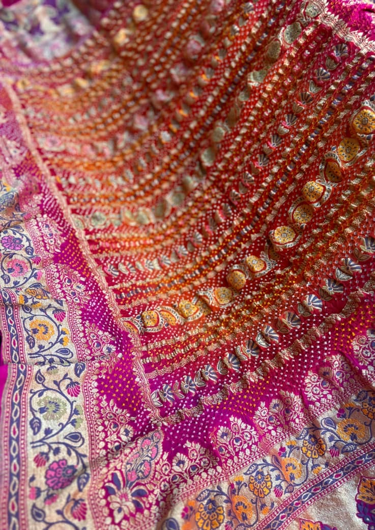 Vahiba khaddi dupatta banarsi dupatta handmade dupatta SaffronFashion