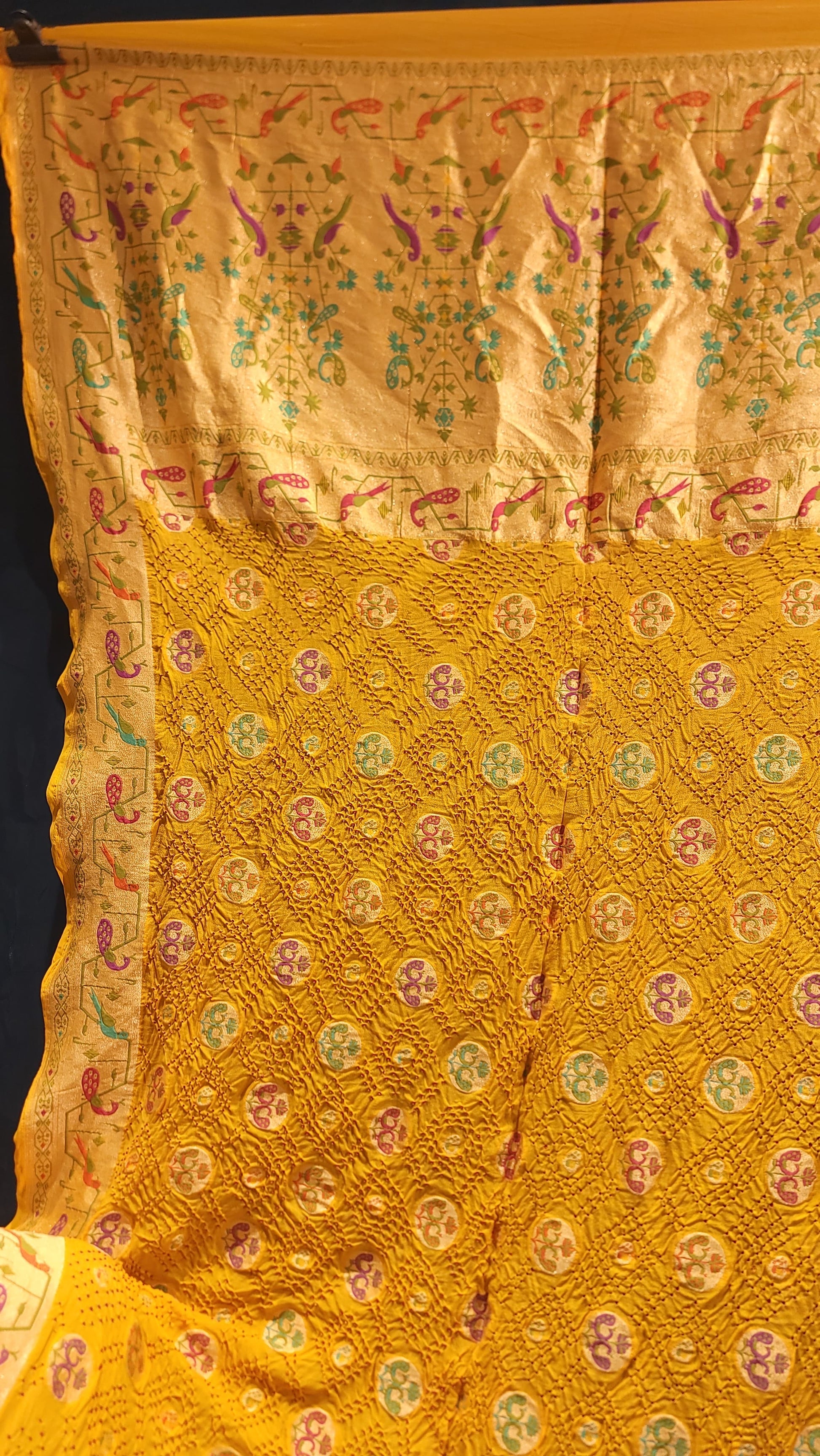 Tilfi zari banarsi Gorgette dupatta - Saffronfashionindia