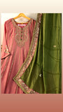 Upada silk Anarkali set Indian traditional dress