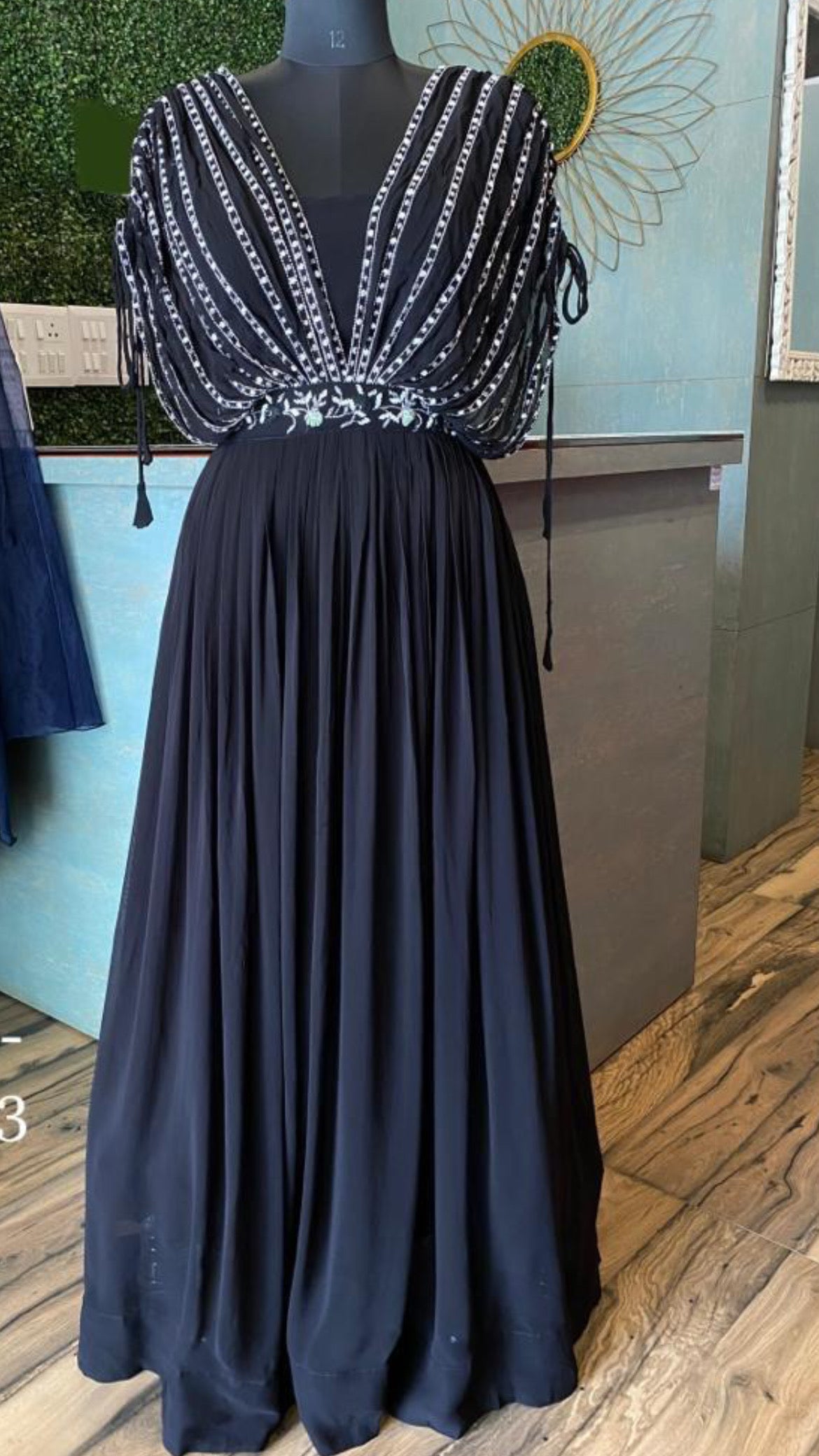 Florence Pugh's Black Rodarte Sheer Dress | POPSUGAR Fashion