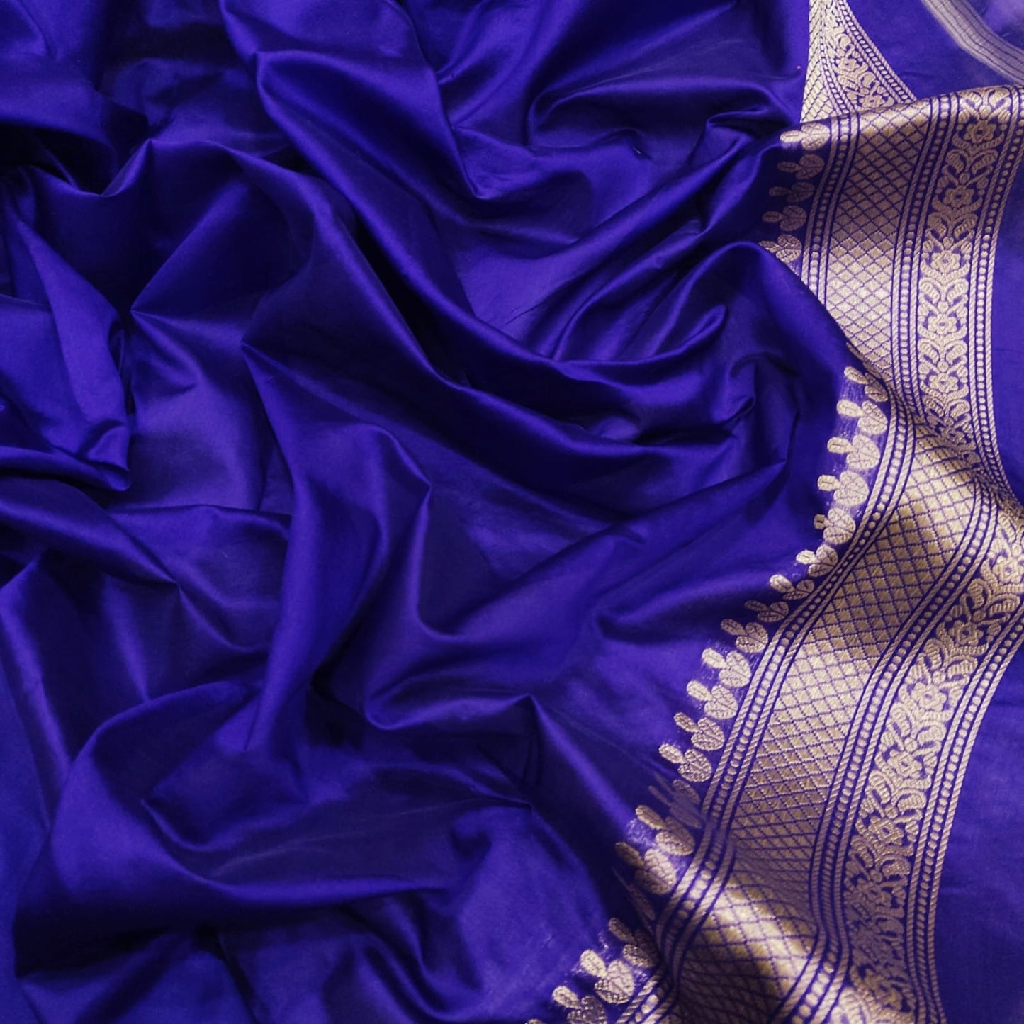 Green Kora Handwoven Saree zari sari - Saffronfashionindia