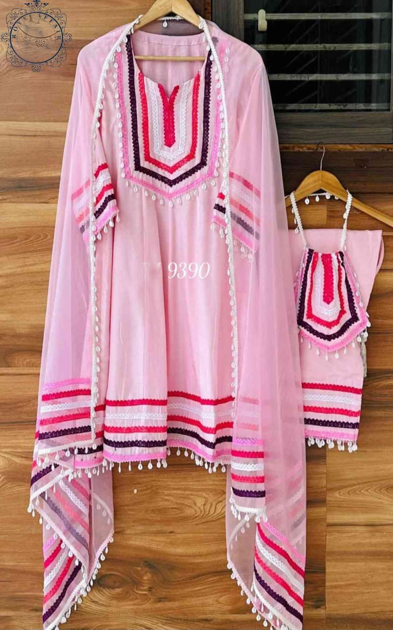 Rubika dress tissue shimmer palazzo set Saffronfashionindia