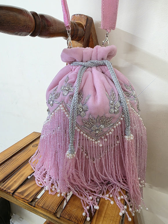 Saffron fashion potli embroidered potli handmade potlis SaffronFashion