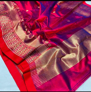 Vinisha Chanderi handloom saree pattu silk saree