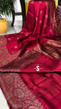 Tussar handwoven luxury saree Indian saree blouse