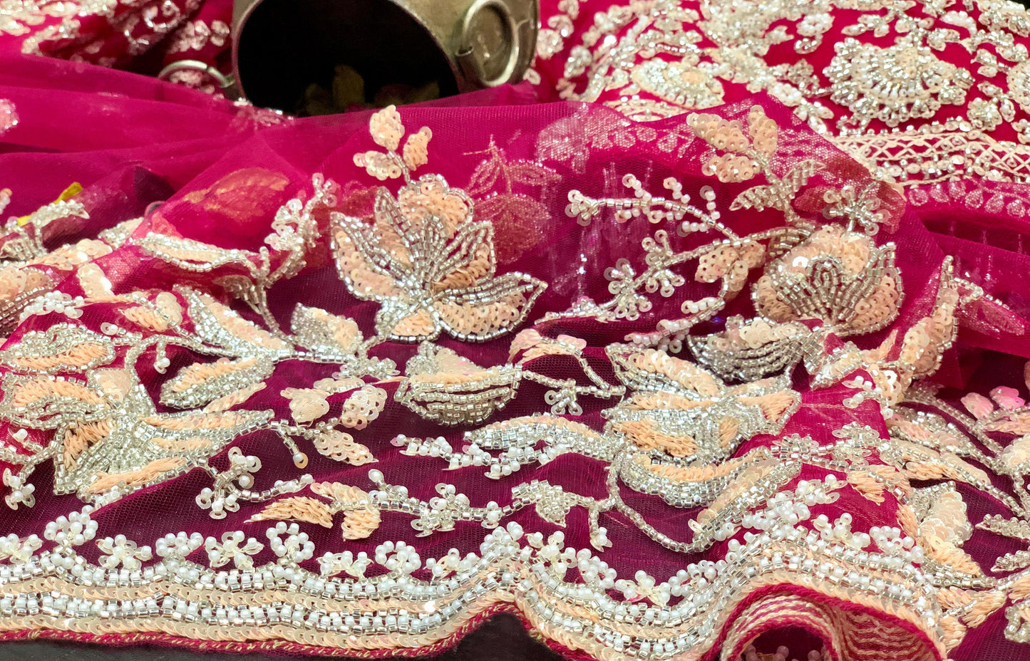 Net designer saree party wear saree’s Indian wedding saree blouse Saffronfashionindia