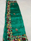 Tussar French knot inspired saree