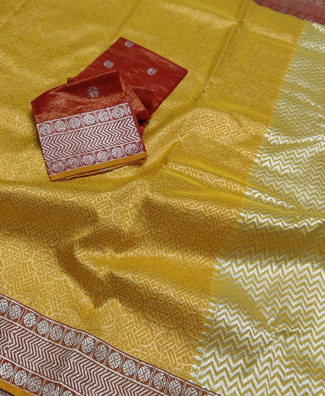 Janawar exclusive zari Kota Indian heritage sarees - Saffronfashionindia