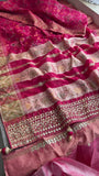 Kora Patola saree handmade saree zardosi saree