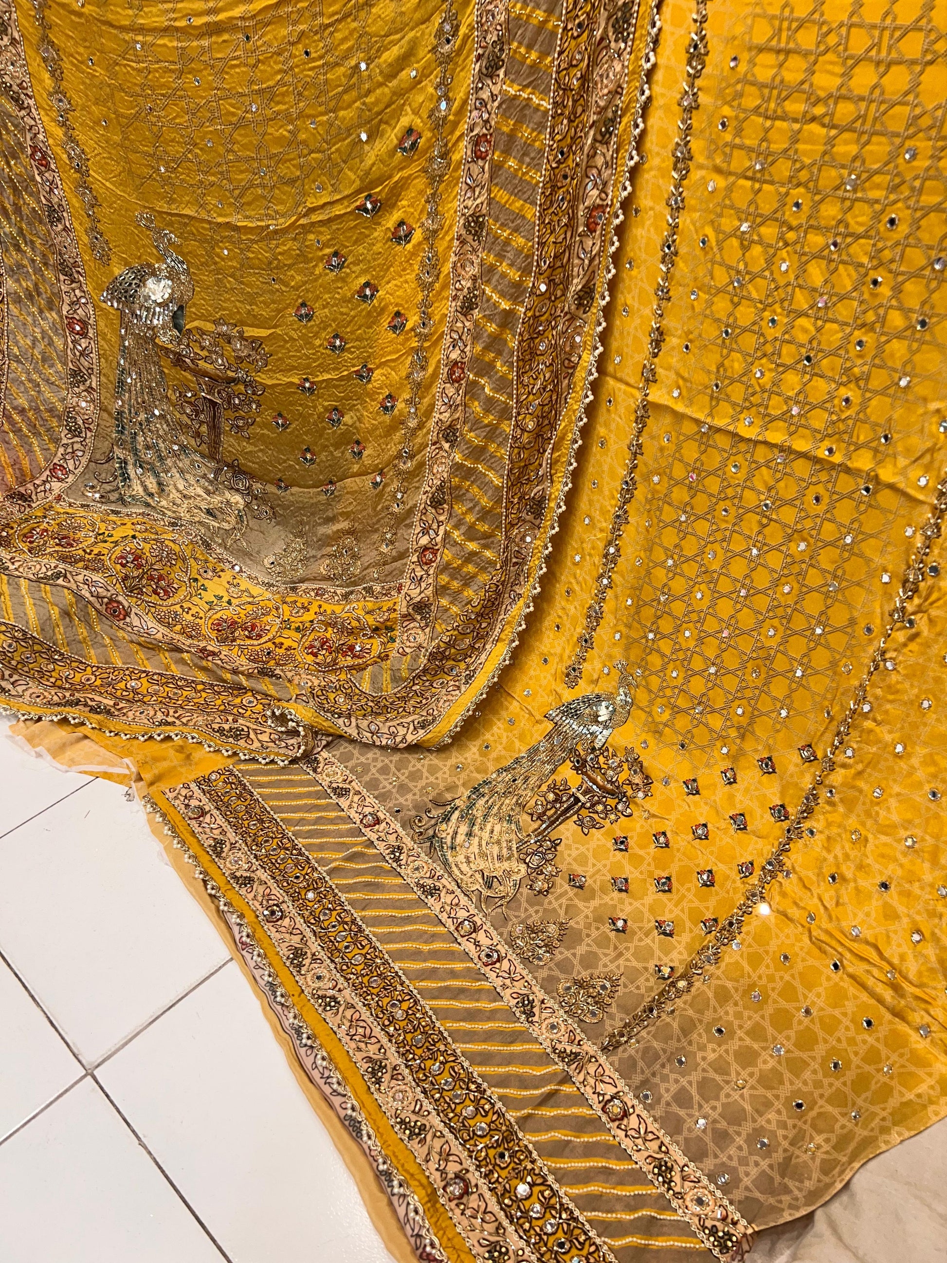 Nishaad crepe salwar suit - Saffronfashionindia