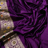 Humera Katan handwoven kadwa saree