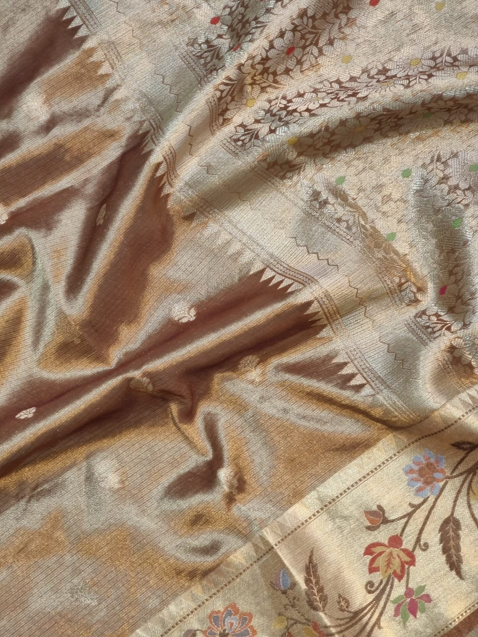 Bulandi double tissue organza sarees - Saffronfashionindia