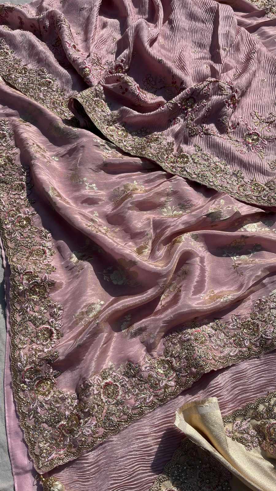 Lavita banarsi munga silk saree women sarees - Saffronfashionindia