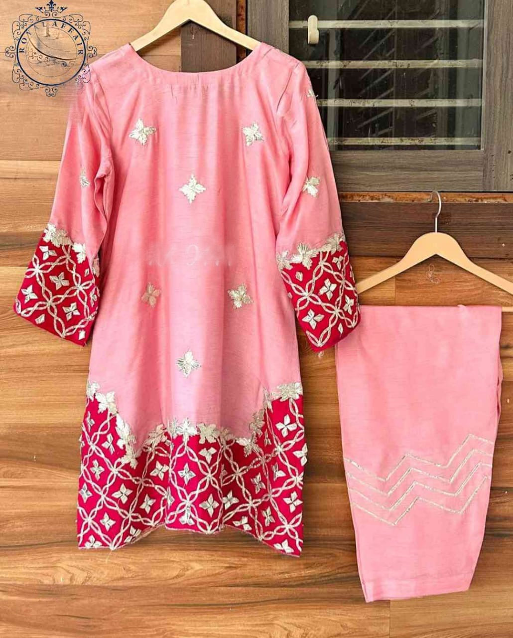 Embroidered salwar suit Indian salwar suit Traditional suit SaffronFashion