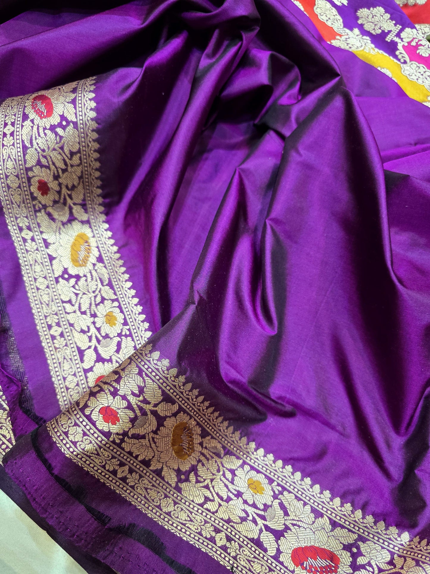 Laboni Banarsi saree katan silk saree rangkat sarees - Saffronfashionindia