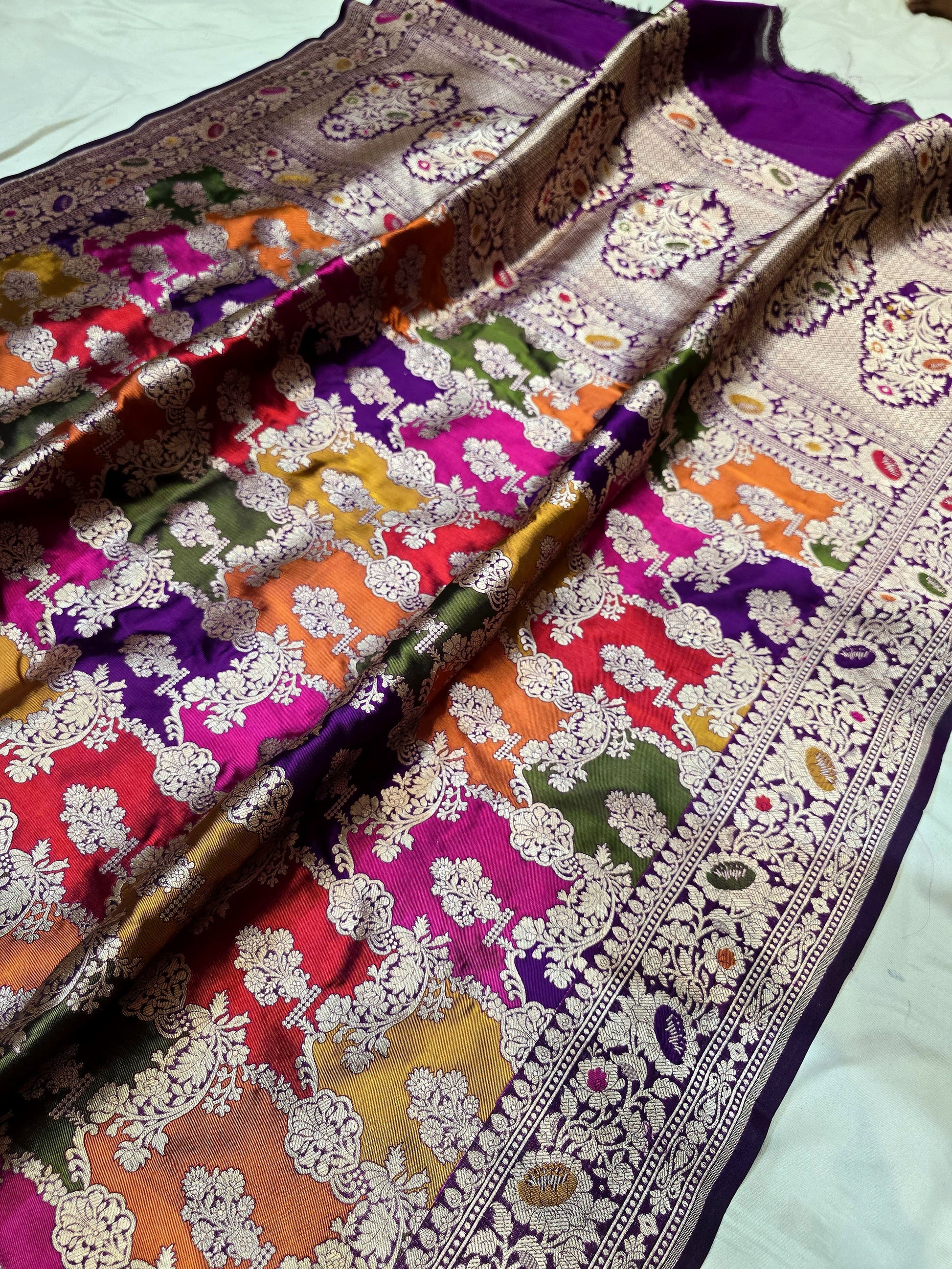 Laboni Banarsi saree katan silk saree rangkat sarees - Saffronfashionindia