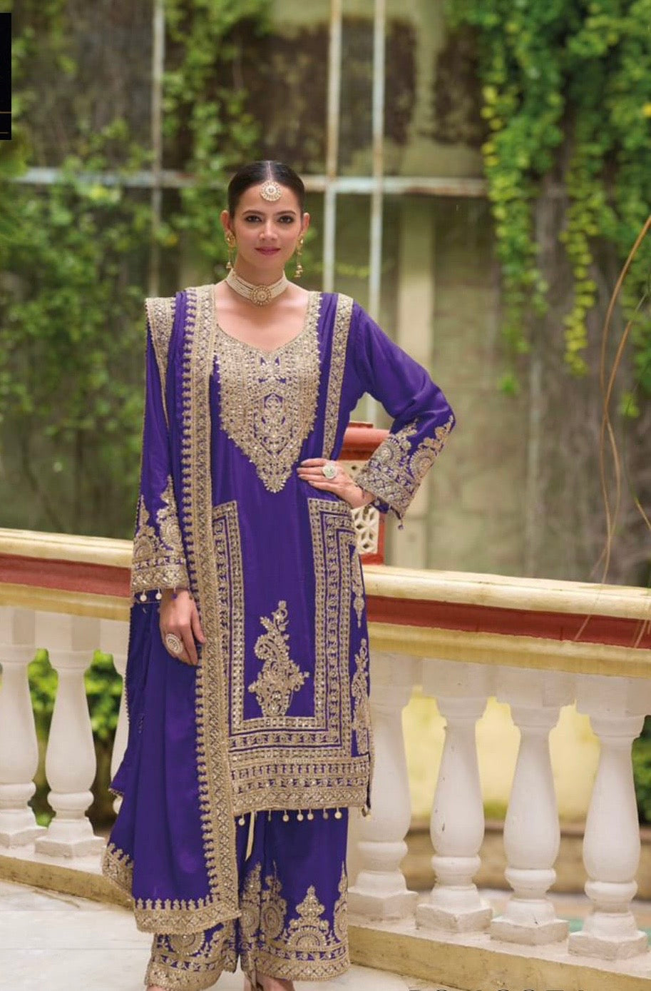 Embroidered Pakistani Dress Indian Traditional dress Saffronfashionindia