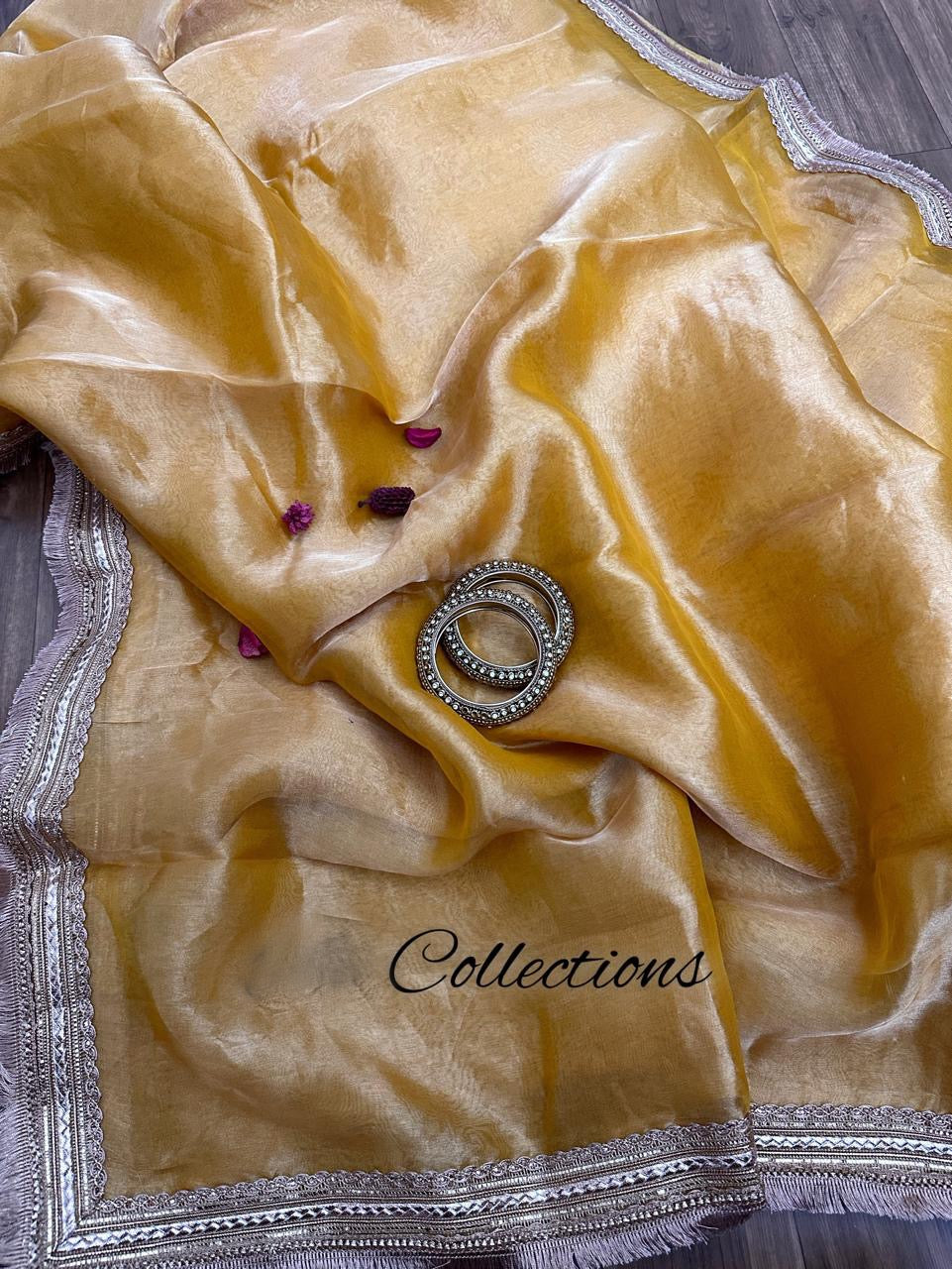 Vini Banarsi tissue silk saree weaved sarees - Saffronfashionindia