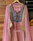 Hand embroidered Salwar Suit Sequence Salwar kameez Saffronfashionindia
