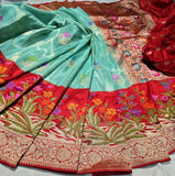 Vintage Banarsi saree Karan silk sarees blouse