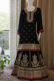 Rebica Embroidered Zari Gharara Set Pakistani Dress