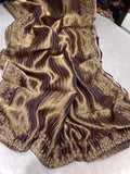 Ravish Tissue saree Handwork Saree Women Classy sarees