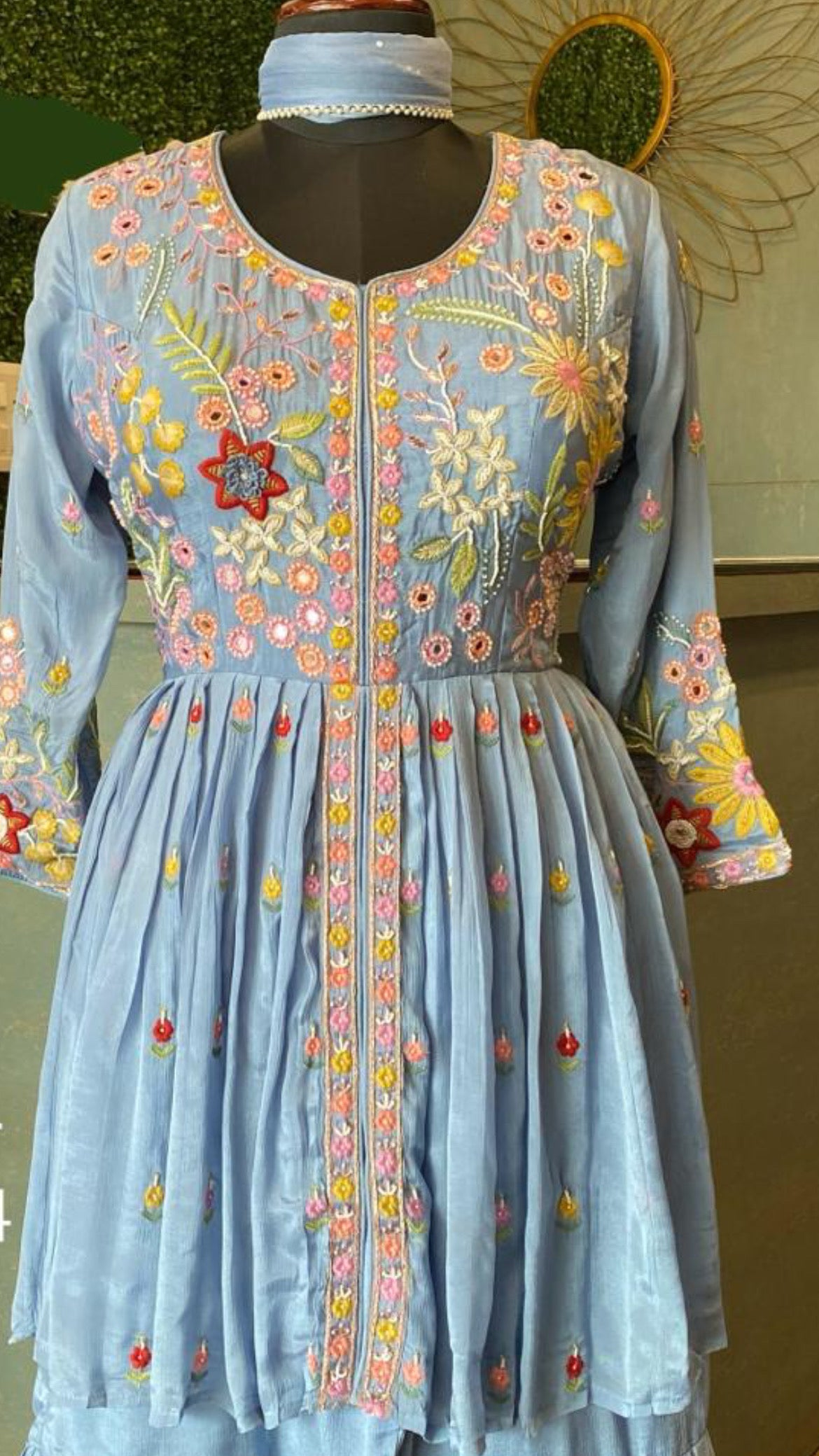 Bivita indowestern dress sangeet dress - Saffronfashionindia