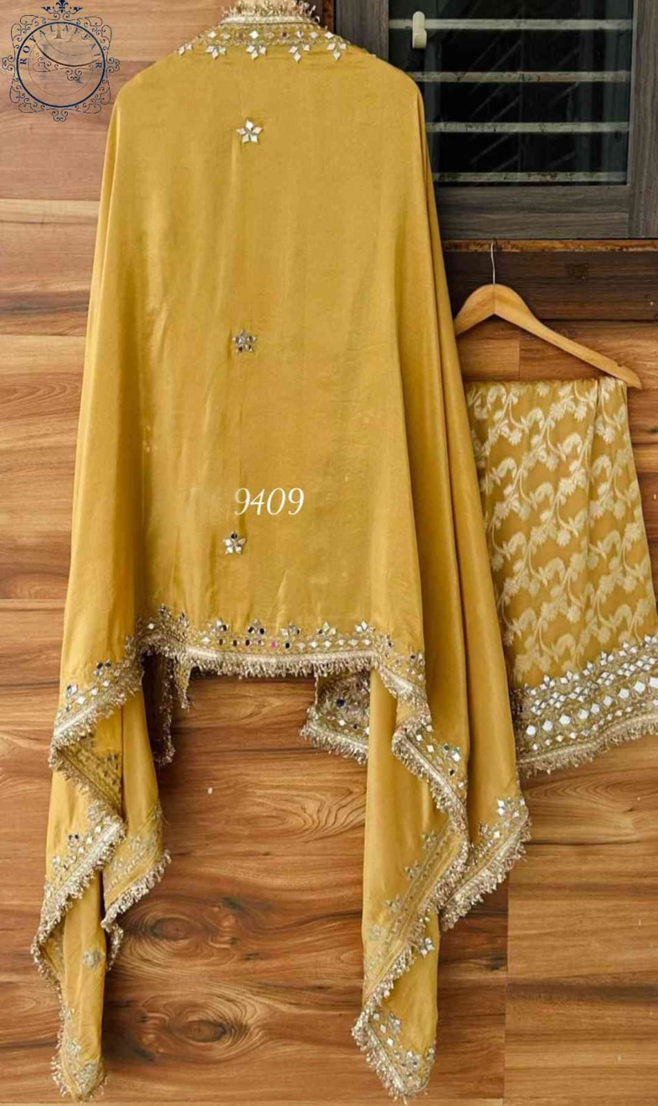 Ravika shimmer dress tissue dress  Indian dress embroidered set SaffronFashion