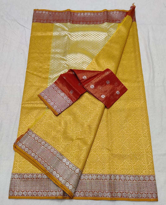 Janawar exclusive zari Kota Indian heritage sarees - Saffronfashionindia