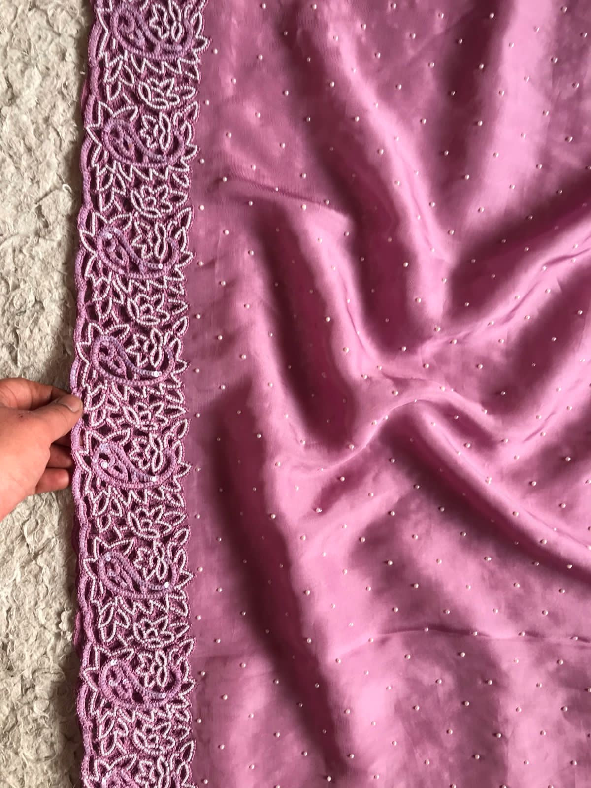 Luxury pink premium Organza Silk Sarees - Saffronfashionindia