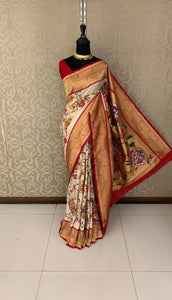 Maharani styled inspired Paithani saree