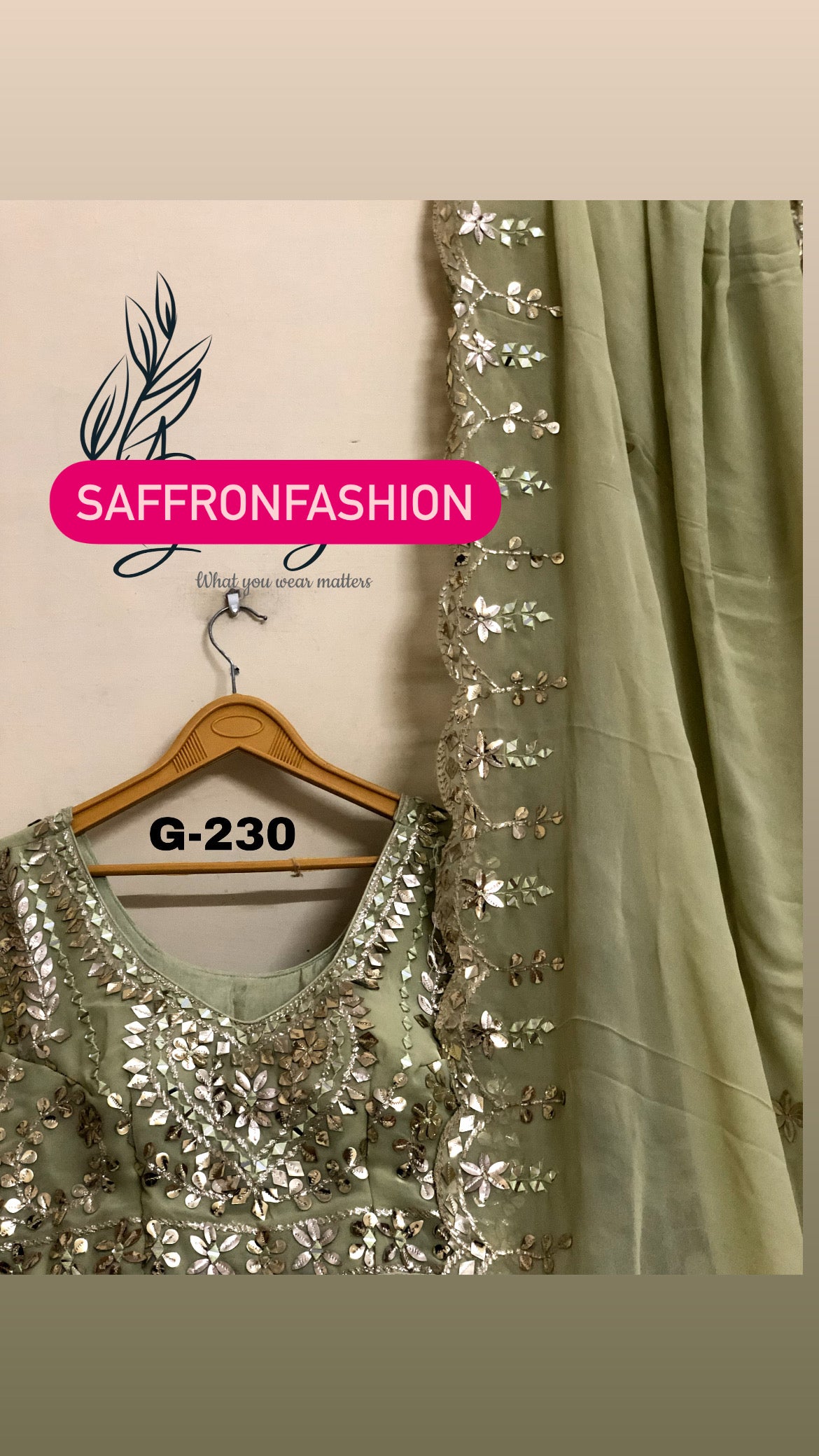 Bridal weddding dress Anarkali style dress Pakistani dresses - Saffronfashionindia