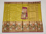 Malkina zari tissue Indian traditional saree