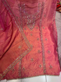Reshi simmer organza suit punjabi salwar suit