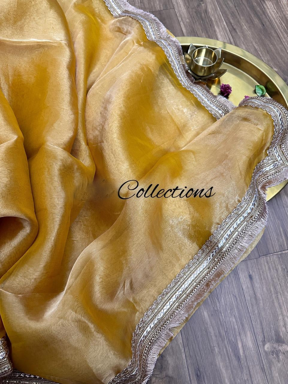 Vini Banarsi tissue silk saree weaved sarees - Saffronfashionindia