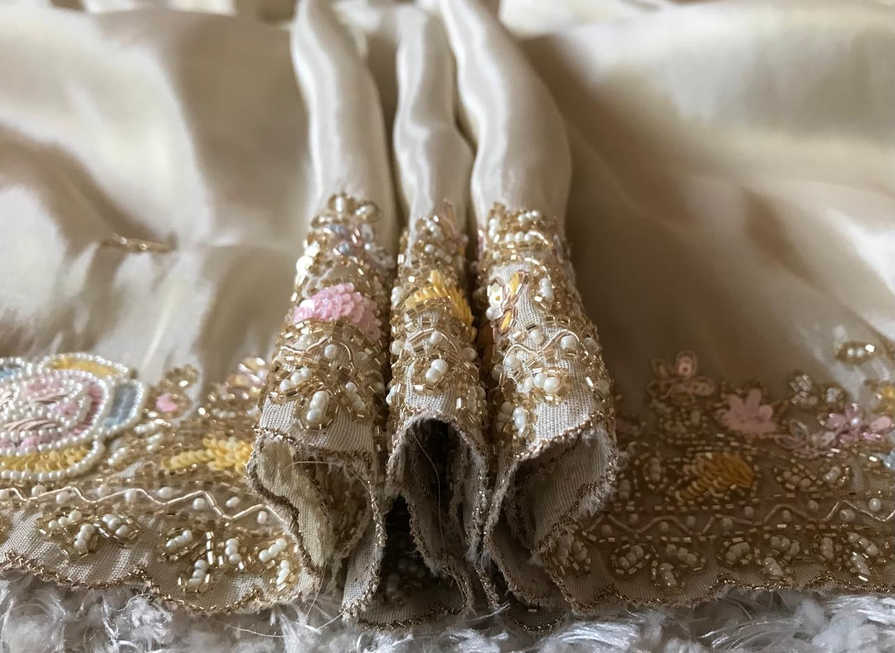 Luxury gold premium tissue silk saree Indian sarees - Saffronfashionindia