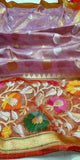 Exclusive banarsi Katan Meenakari sarees