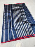 Blue Chanderi Saree Trendy sari