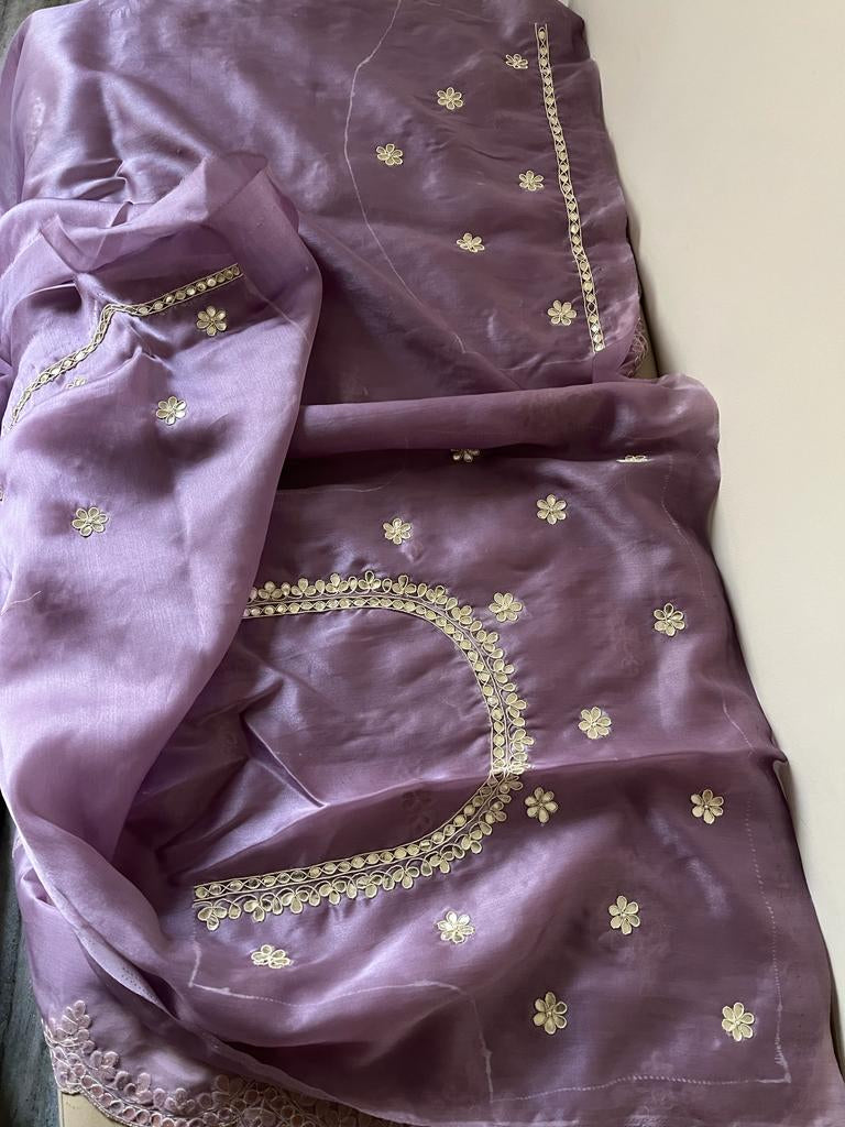 Mavika gottapatti organza sarees - Saffronfashionindia