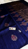 Tussar handwoven luxury saree Indian saree blouse